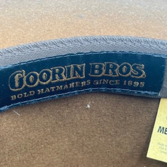 Goorin Brother Wool Felt Fedora Hat Brown Size Medium - Picture 7 of 9